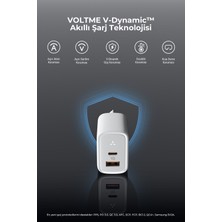 Voltme V2114 Revo Beyaz 45W Ca Gan Şarj Cihazı