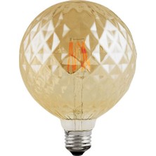 Ack 4W E27 2200K Sarı G125 LED Rustik Ampul AB58-00420