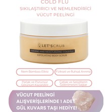 LET'SCRUB Vücut Peelingi Sıkılaştırıcı ve Nemlendirici Nem Bombası Body Scrub 250 gr