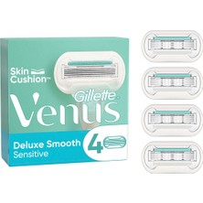 Gillette Venus Deluxe Smooth Yedek 5 Bıçaklı 4 Adet