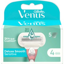 Gillette Venus Deluxe Smooth Yedek 5 Bıçaklı 4 Adet