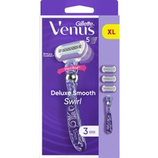 Gillette Venus Swirl Tıraş Makinesi + 3 Adet Yedek Başlık