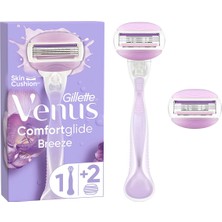 Gillette Venus Comfort Glide Breeze Tıraş Makinesi + 2 Adet Yedek Başlık