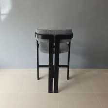 Kleinhaus Furniture Münih Ahşap Bar Sandalyesi