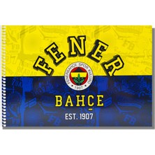 Timon Fenerbahçe 17X24 15 Yaprak Karton Kapak Spiralli Resim Defteri (463636)