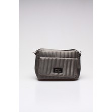 Chantaky 012 22005 Saten Kadın Omuz Çantası Füme Tek Ebat