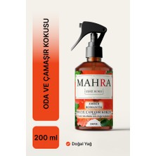 Mahra Amber Romantik Oda ve Çamaşır Spreyi Oda Kokusu  Room Spray 200ML