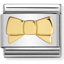 Nomination Composable Classic Dekoratif Link - Semboller - Papyon - (22 Bow) 18K Altın