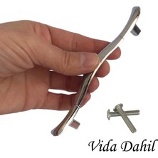 Glaswen Ördek Kulp Krom 96 mm Kulp Mobilya Mutfak Dolabı Çekmece Dolap Kapak Kulpu Kulbu Metal Kulp (20 Adet)