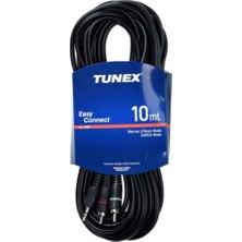 Tunex 1 Stereo - 2 Rca Erkek 10 Metre Pc -Tv -Telefon Ses Sistemi Kablosu AL-1000