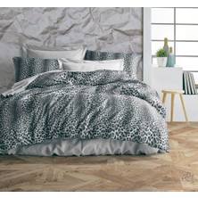 Mert Collection Çarşı Tek Kişilik Yorgan Kılıfı 1 Adet Yastık Kılıfı Leopar Temalı