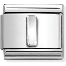 Nomination Composable Classic Dekoratif Link - Harfler - I - (09 I) 925 Gümüş