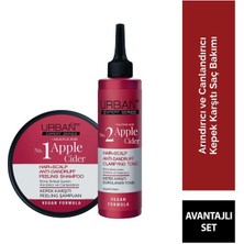 URBAN Care Expert Apple Cider Kepek Karşıtı Peeling Şampuan + Tonik 2’li Set