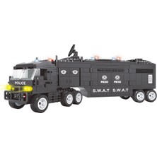 Ausini Police Swat Truck Operasyon Merkezi  - 423 Parça Parçalı Setler