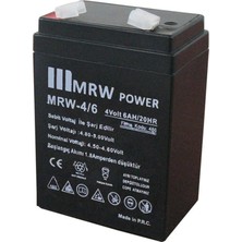 MRW Akü 4V 6A (7X10X4CM) Mrw