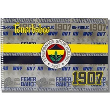 Timon Fenerbahçe 17X24 15 Yaprak Karton Kapak Spiralli Resim Defteri 3 Adet