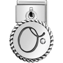 Nomination Composable Classic Dekoratif Charm - Charm Yazılar - O - (15 O) 925 Gümüş