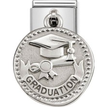 Nomination Composable Classic Dekoratif Charm - Charm Dilekler - Mezuniyet -  925 Gümüş