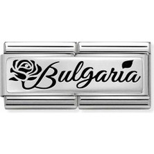 Nomination Composable Classic Dekoratif Link - Ikili Semboller - Bulgaristan -  925 Gümüş