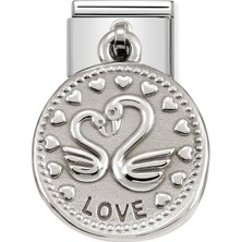 Nomination Composable Classic Dekoratif Charm - Charm Dilekler - Aşk - (08 Love) 925 Gümüş