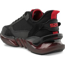 Slazenger Siyah/kırmızı Erkek Sneaker Spor Ayakkabı