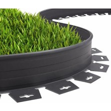 Bsr Garden Çim Ayırıcı Esnek Plastik 25 Metre Siyah