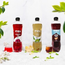 Pin Hibiskus & Pin Cool Lime & Pin Şeftalili Soğuk Çay Deneme Paketi - Şekersiz & Kalorisiz - 6 Adet x 1 Litre