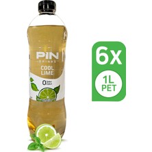 Pin Cool Lime - Şekersiz & Kalorisiz 1 Litre x 6 Adet