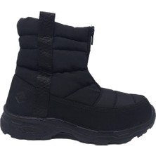 Scooter 7448 Kadın Kız Çocuk Siyah Fermuarlı Su Geçirmez ( Watertight ) Kar Botu