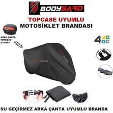Bodyguard Honda Cb 125 Motosiklet Brandası Arka Çanta Uyumlu Branda,örtü