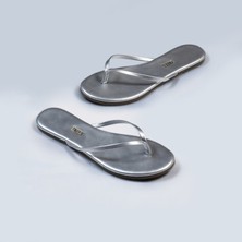Tkees Kadın Silver Parmak Arası Terlik TK-2059