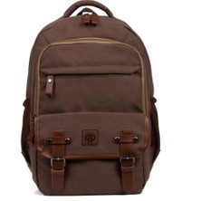 Paqpa Qp Maderia Unisex Mokka Laptop Bölmeli Sırt Çantası QP1003-01