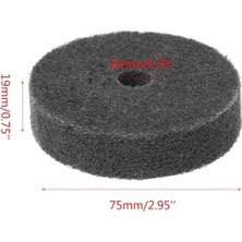 Depolife Fiber Parlatma Tekerleği Aşındırıcı Lehçe 800 Kum Metal Taşlama Polisaj Skoch Matkap Adaptörlü