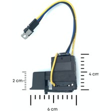 Depolife Elektronik Hız Kontrol Tetik Dc Motor Şarjlı Matkap Tetiği Sağ Sol Dönüşümlü Anahtarlı