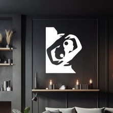 Emach Dizayn Çift Figürlü Ahşap Duvar Dekorasyonu Tablosu