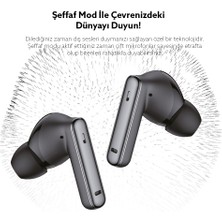 Rosstech Soundparty RS-300 Aktif Gürültü Önleyici Şeffaf Mod Bluetooth Mikrofonlu Kulaklık