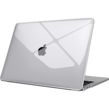 Five-E Apple MacBook Air 13.6 M3 2024 Darbelere Dayanıklı Ön Arka Clear Parlak Kapak Kılıf A3113