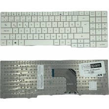 Notespare Casper ile Uyumlu Nirvana CN.VMF2670M, CN-TKI-2450B Notebook Klavye Beyaz Tr