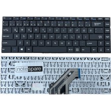 Notespare Casper ile Uyumlu Nirvana C350.5005-4U00R Notebook Klavye Siyah Delete Tuşlu Versiyon Tr