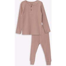 LC Waikiki Lcw Baby Bisiklet Yaka Uzun Kol Erkek Bebek Pijama Takımı