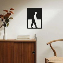 Emach Dizayn Yürüyen Adam Ahşap Duvar Dekoru Tablo