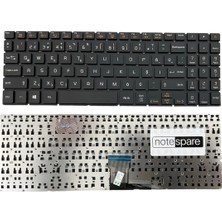 Notespare Casper ile Uyumlu Nirvana S500.1051-4D50R-G-F, S500.1051-4L50P-G-F Notebook Klavye Siyah Tr