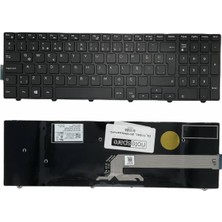 Notespare Dell ile Uyumlu Inspiron 17-5000, 17-5748, 17-5749, 17-5759 Notebook Klavye Siyah Tr