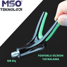 MSO Teknoloji Olta Balıkçılık VIP Silikon Fosforlu Kamış Tutucu Ayak