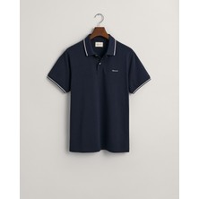 Gant Erkek Lacivert Regular Fit Polo 2062034.433