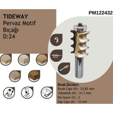 Tideway Pervaz Motif Freze Bıçağı D:24 S:12