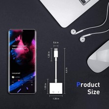 Hubify Type-C To 3.5mm Aux + 60W Hızlı Şarj Çevirici.