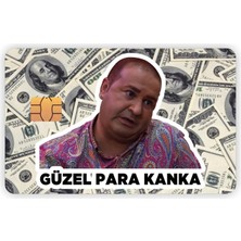 Hediyene Bak Kolpaçino Güzel Para Kanka Kart Kaplama Sticker Kart Etiketi