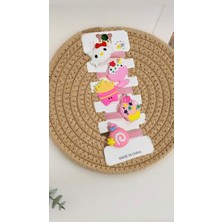 Uras Desing Yeni Kore Model 5 Li  Figürlü Lastik Toka Seti