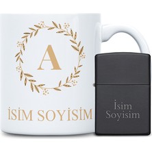 Akka Gift Kişiye Özel Kupa Bardak ,isim Yazılı Zippo Çakmak